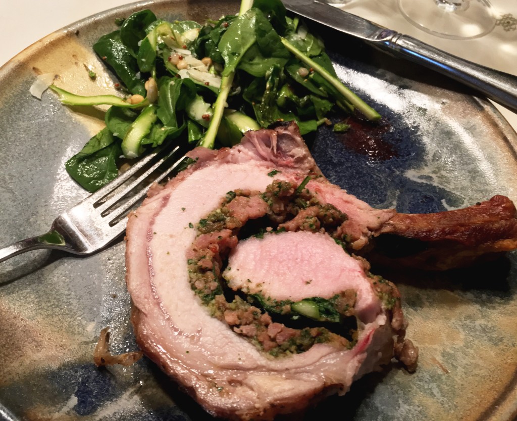 Sausage and Spinach-Stuffed Pork Loin