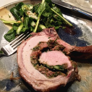 Sausage and Spinach-Stuffed Pork Loin