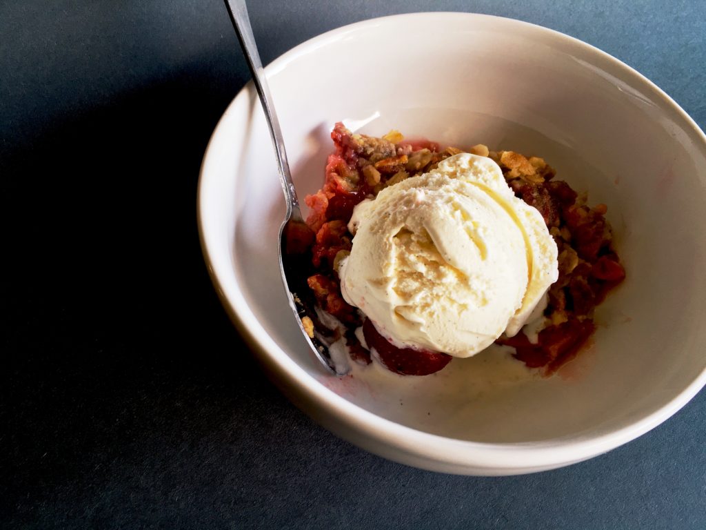 Strawberry-Rhubarb Crisp 4