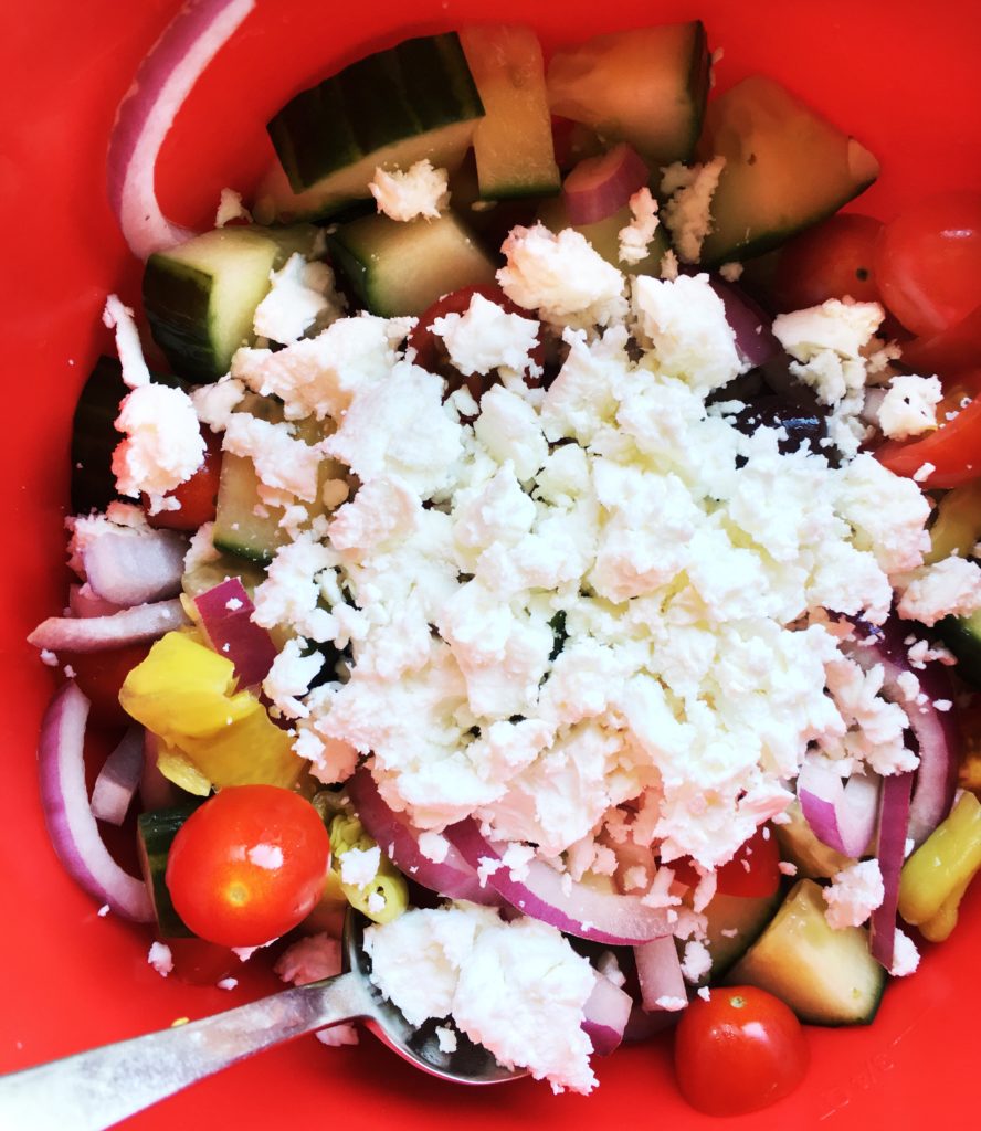 Greek Salad recipe featured