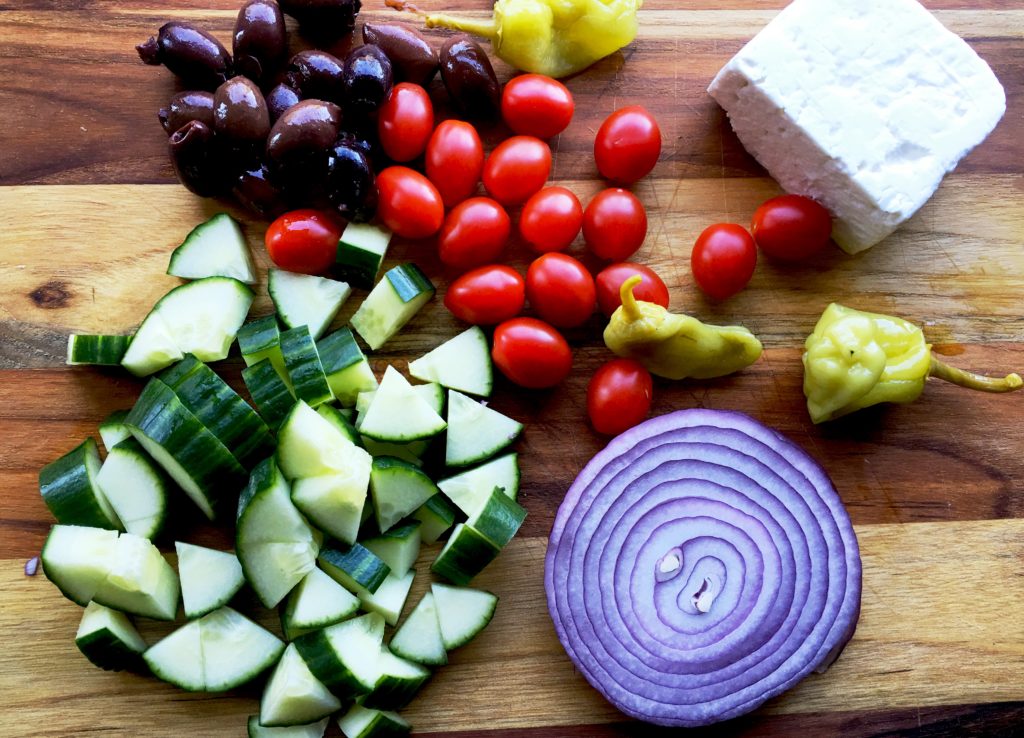 Greek Gyros ingredients