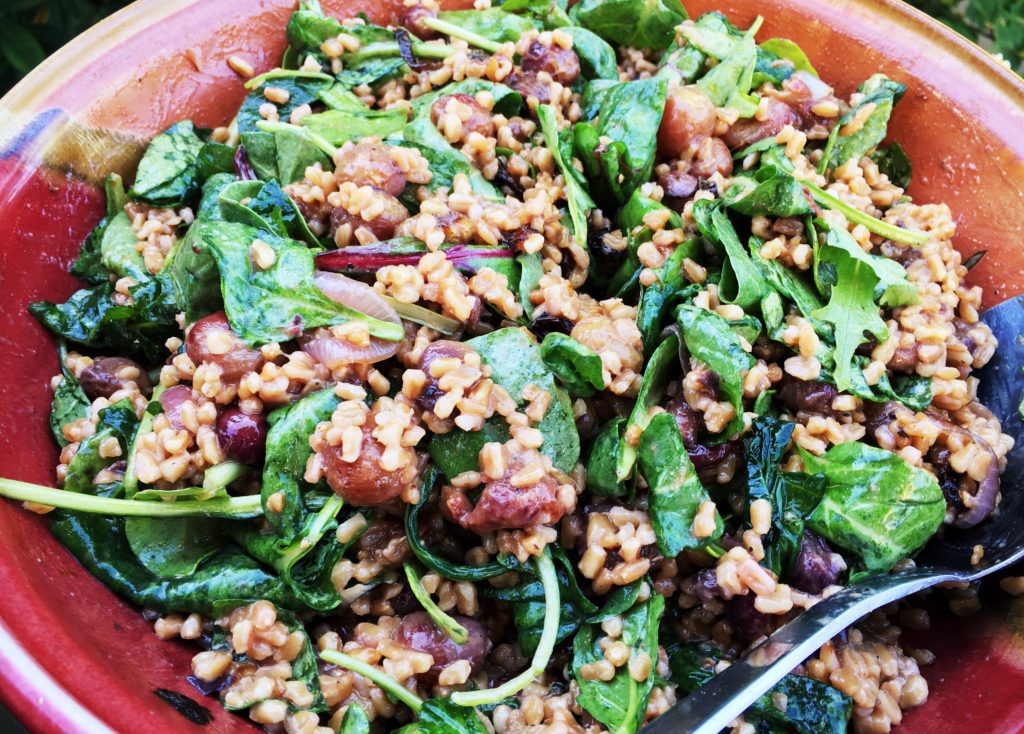 Martha Stewart's Farro and Roasted Grape Salad