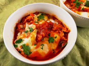 Shakshuka in bowl