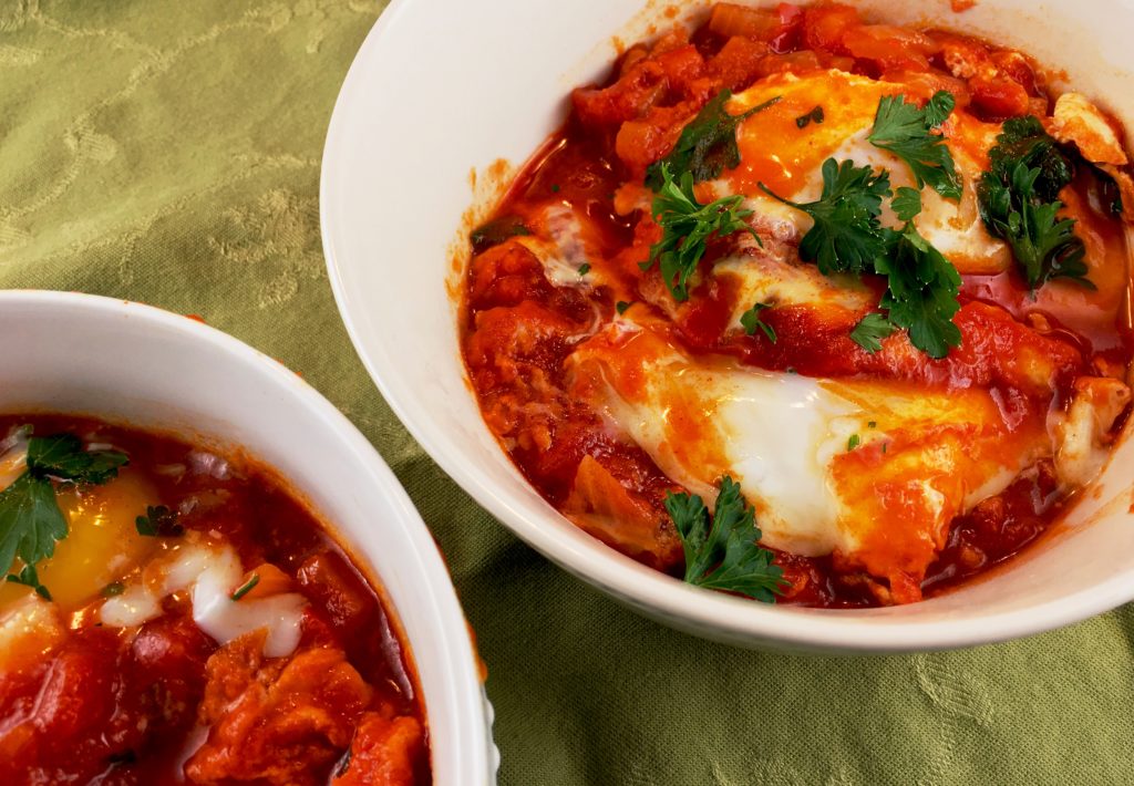 Shakshuka servings