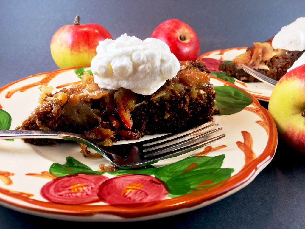 Apple Gingerbread Cake