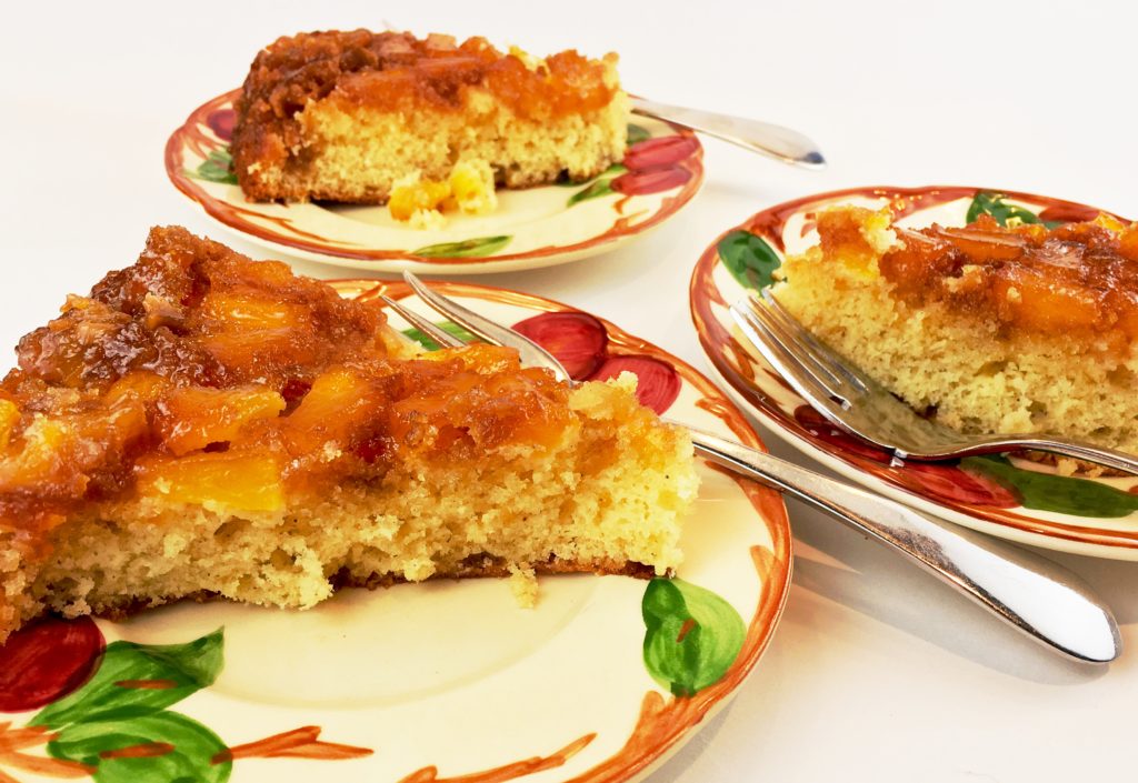 Pineapple Upside Down Cake slices