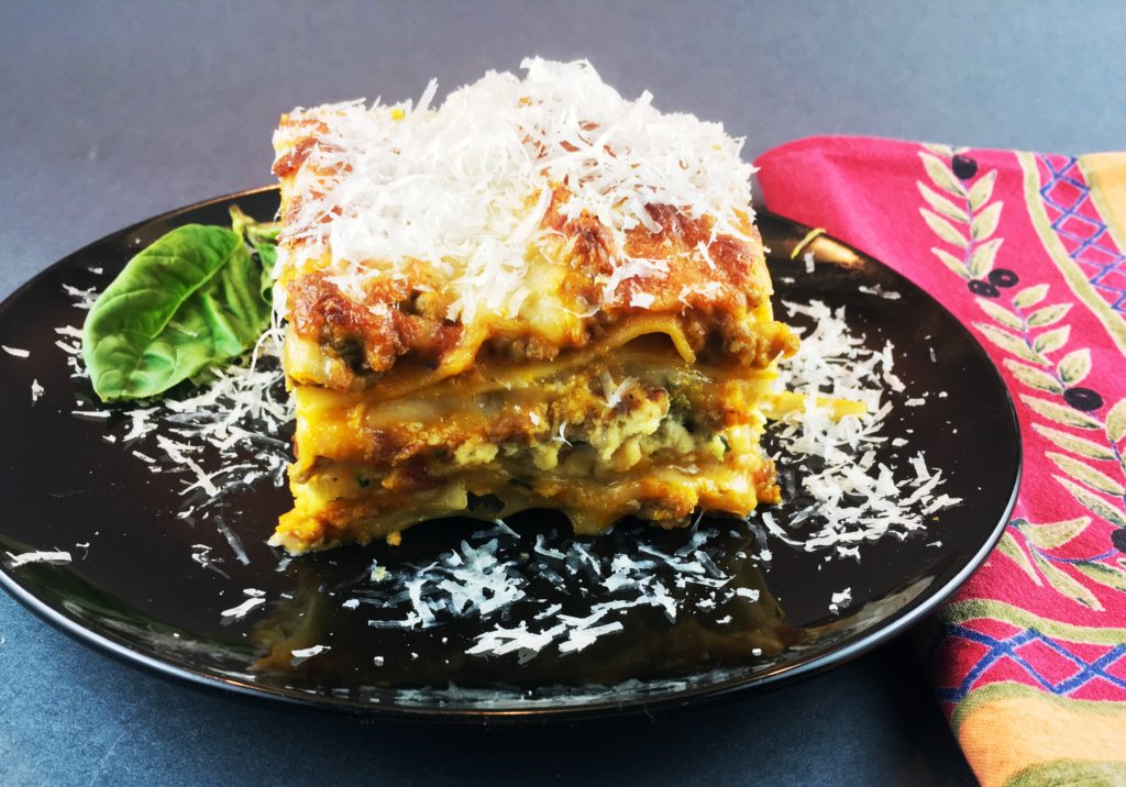 Pumpkin Sausage Lasagna