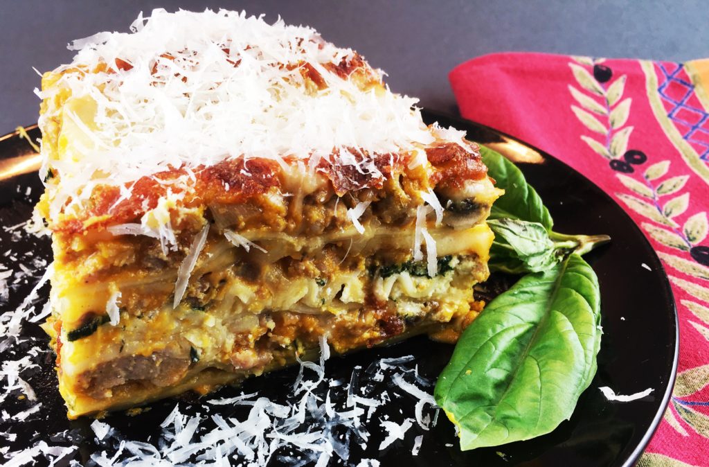 Pumpkin Sausage Lasagna