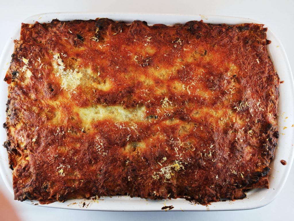 Lasagna with Sausage and Pumpkin