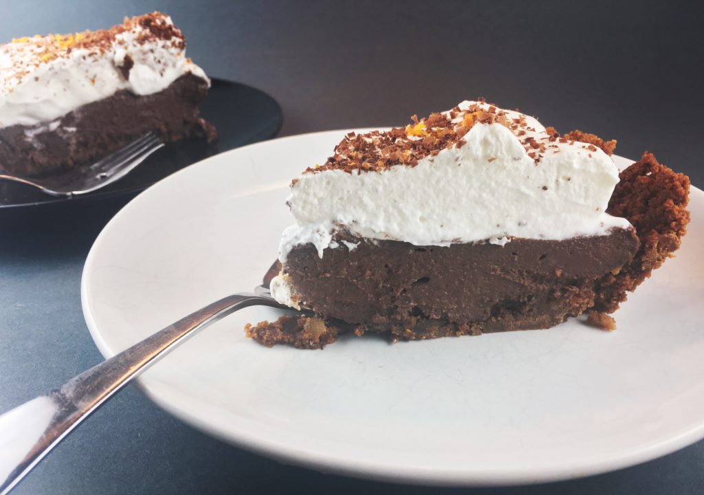 Chocolate-Orange Pie in Gingersnap Crust Recipe