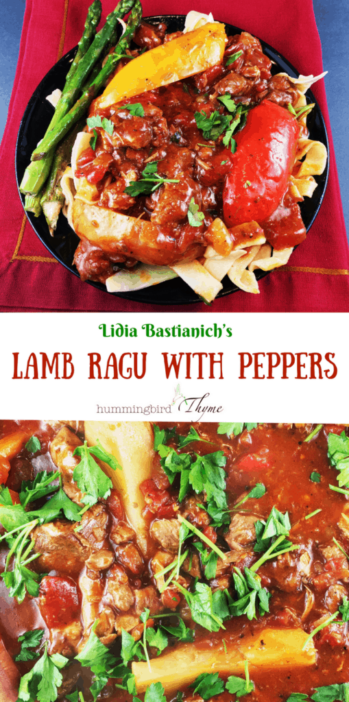 Lamb Ragu with Peppers