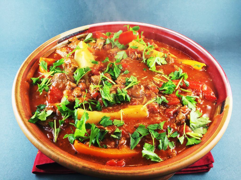 Lamb Ragu with Peppers