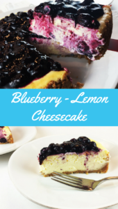 Lemon Blueberry Cheesecake - Hummingbird Thyme