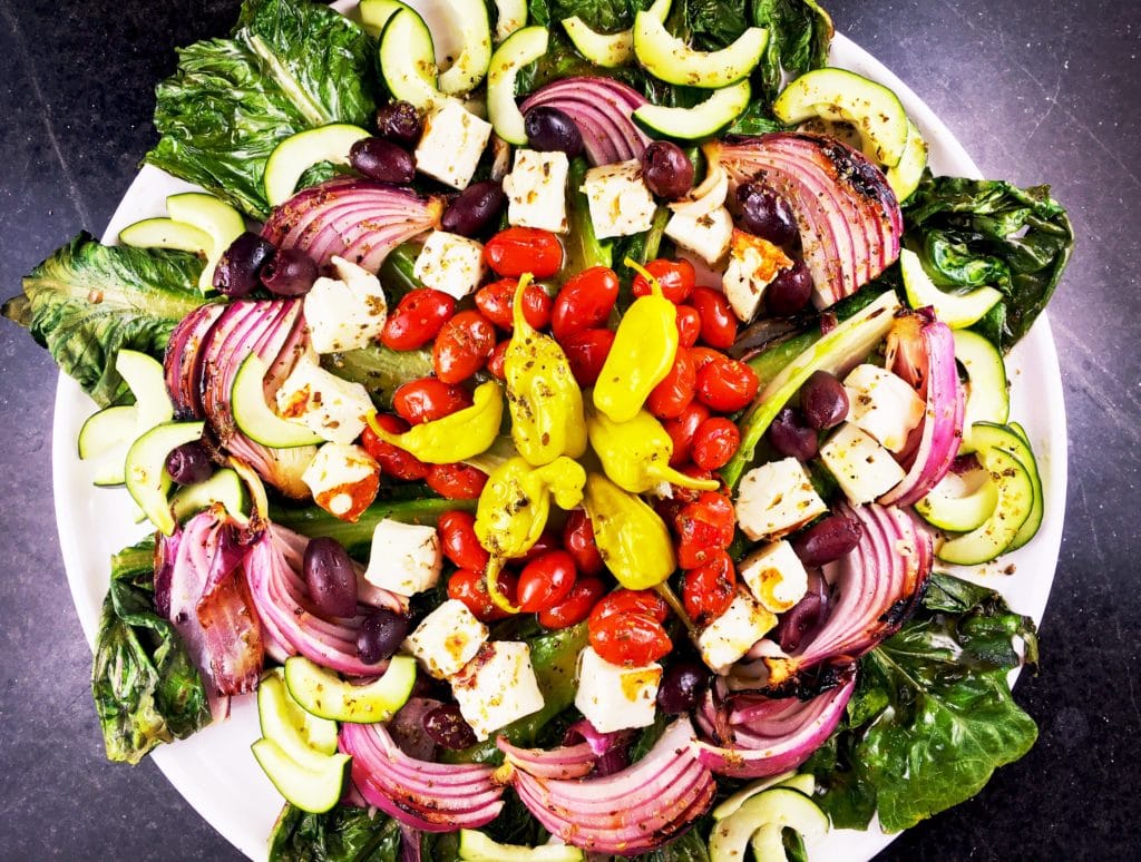 Grilled Greek Salad