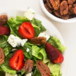 Strawberry Gorgonzola Salad Sweet Spicy Pecans