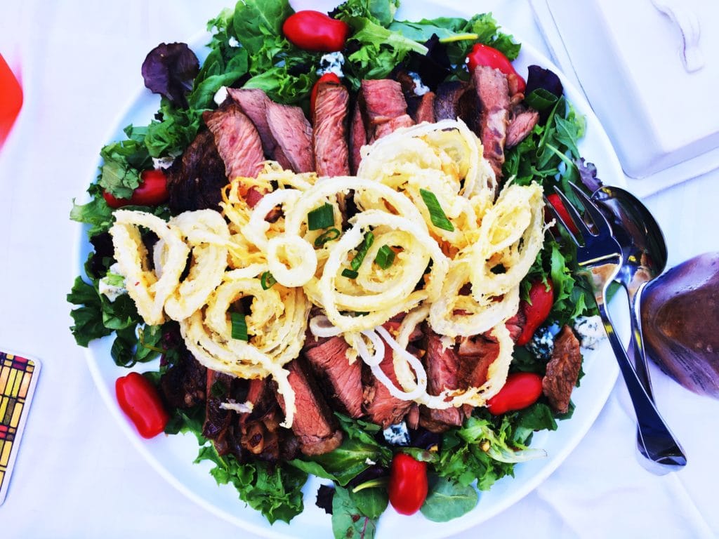 Big Steak Salad from Pioneer Woman