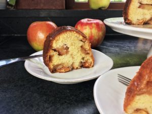 German Apple Cake Caramel Sauce