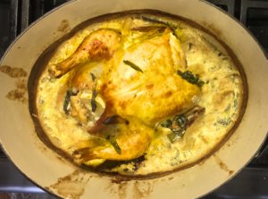 Jamie Oliver Roasted Chicken in Milk