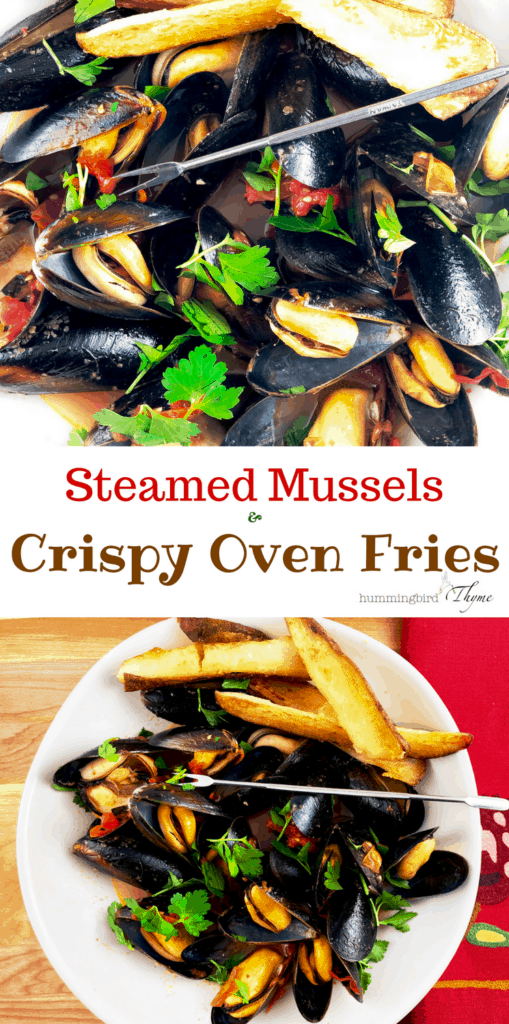 Steamed Mussels & Crispy Oven Fries