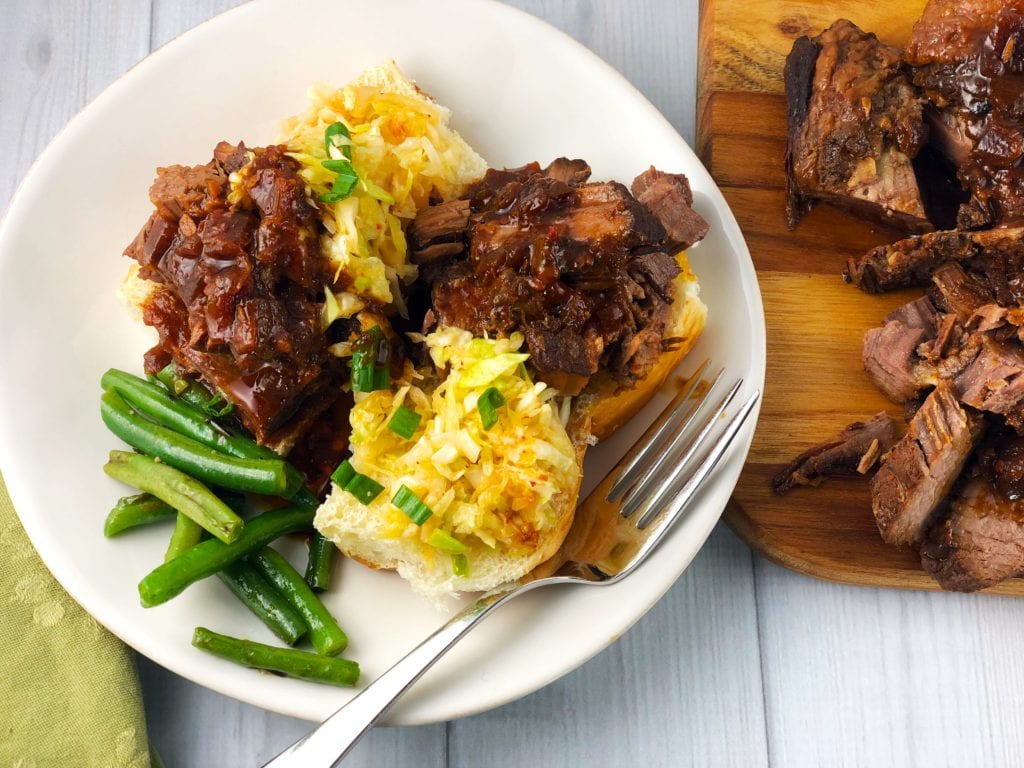 Instant Pot Korean Beef Sliders