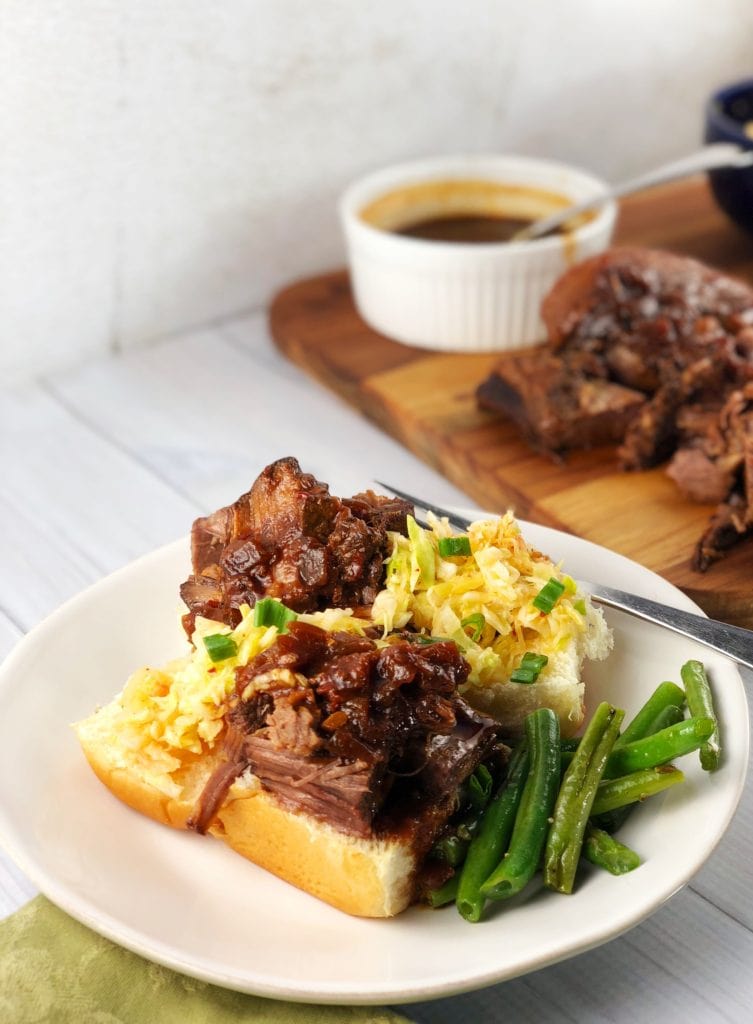 Instant Pot Korean Brisket Sliders