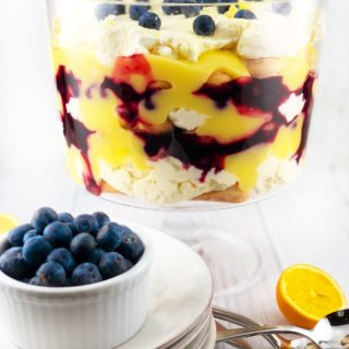 Meyer Lemon Blueberry Trifle