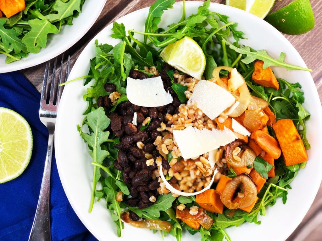 Farro Sweet Potato Salad