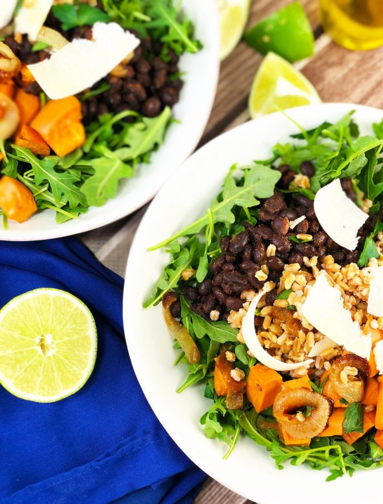 Farro Sweet Potato Salad