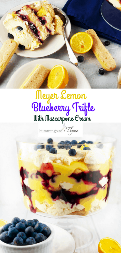 Lemon Blueberry Trifle