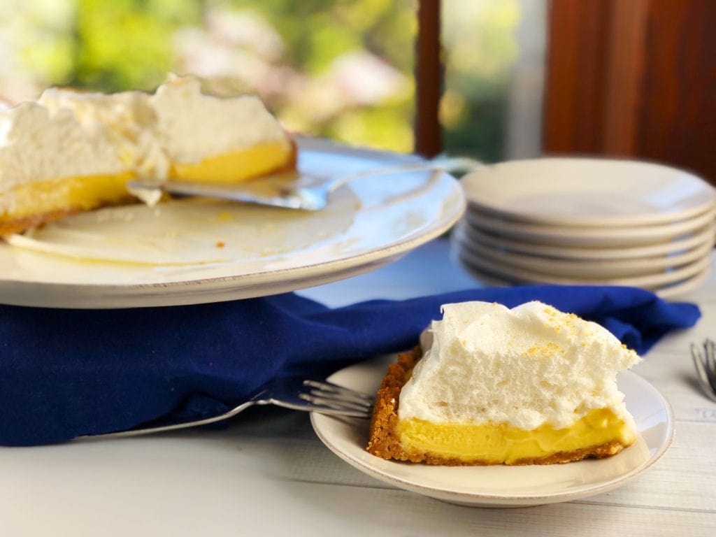 Key Lime Tart with Fluffiest Meringue - Hummingbird Thyme