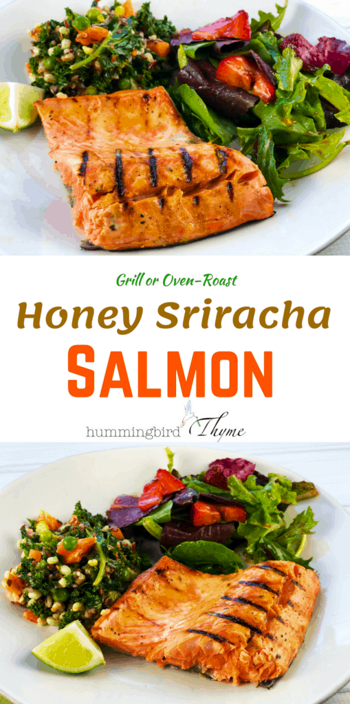 Grilled Honey Sriracha Salmon
