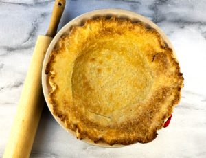 Baked Coconut Pie shell
