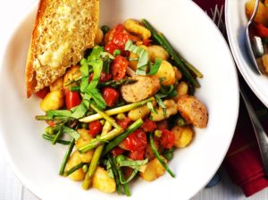 Sausage Gnocchi Primavera