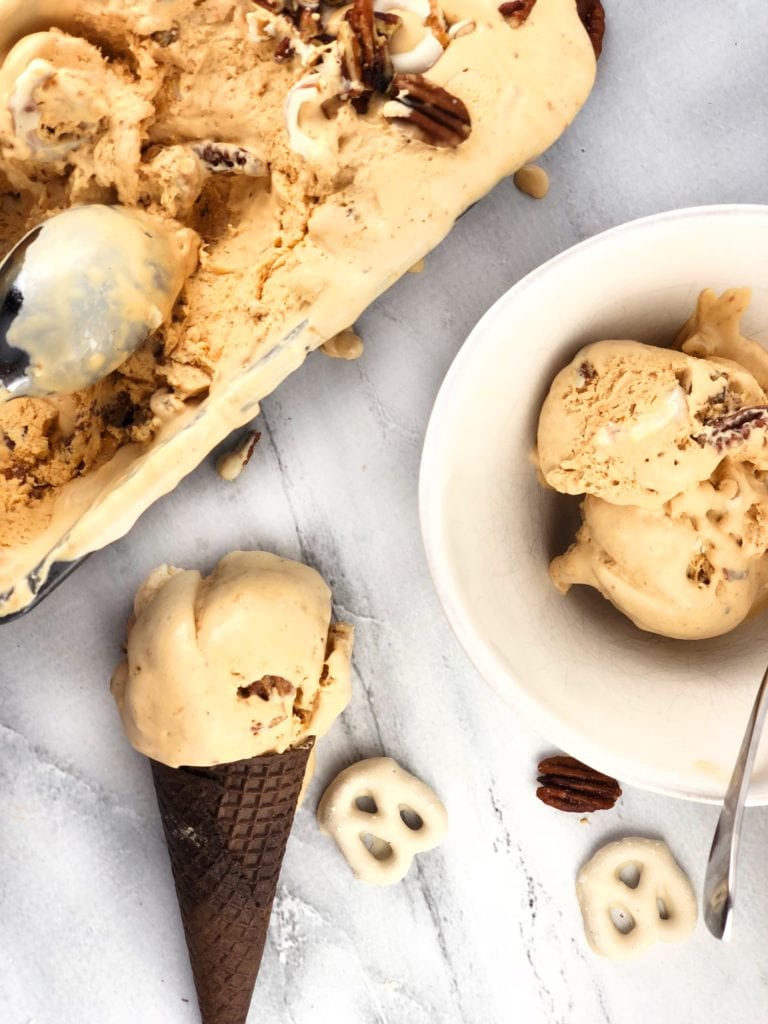 No Churn Caramel Ice Cream