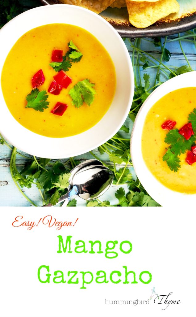 Refreshing Mango Gazpacho