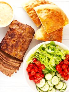 Doner Kebab with Lamb and Pita