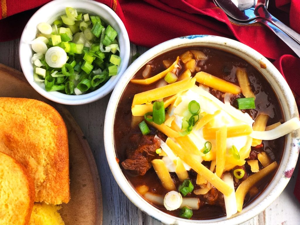 Spicy Ancho Beef Chili