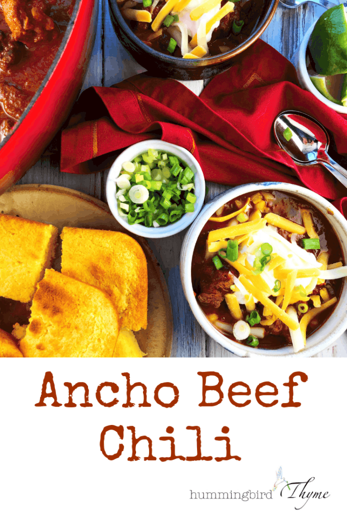 Spicy Ancho Beef Chili