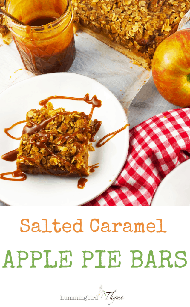 Salted Caramel Apple Pie Bars