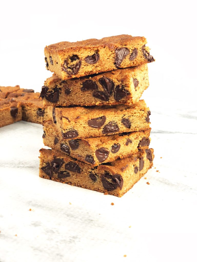 Peanut Butter Chocolate Chip Blondies