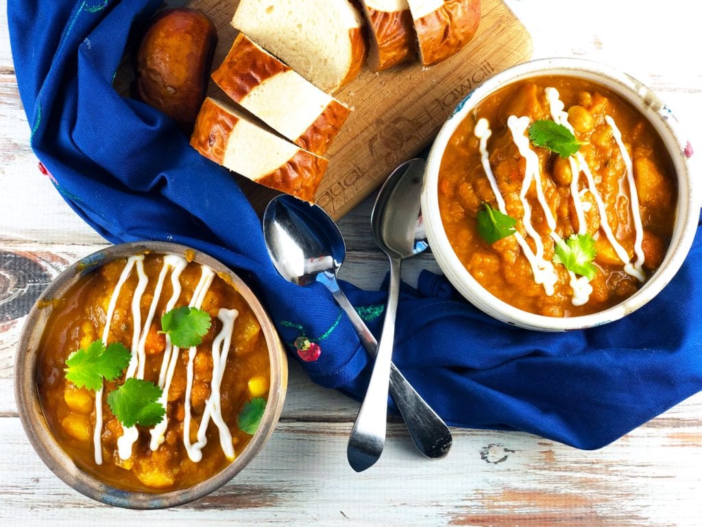 Moroccan Vegetable Soup - Vegan!