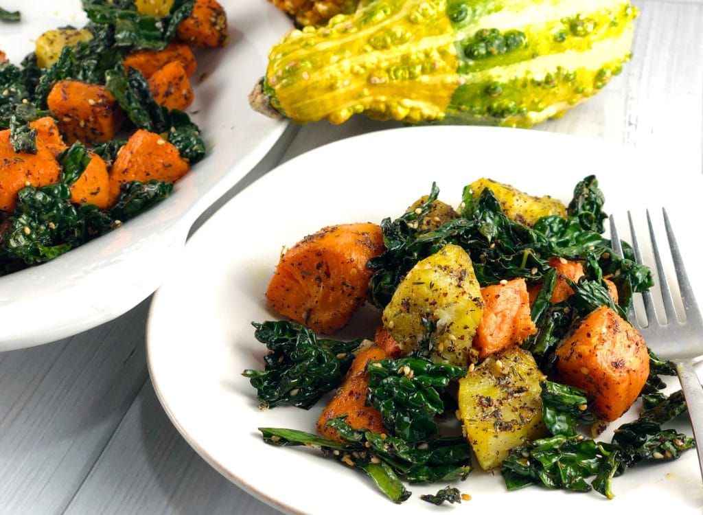 Sweet Potatoes and Kale