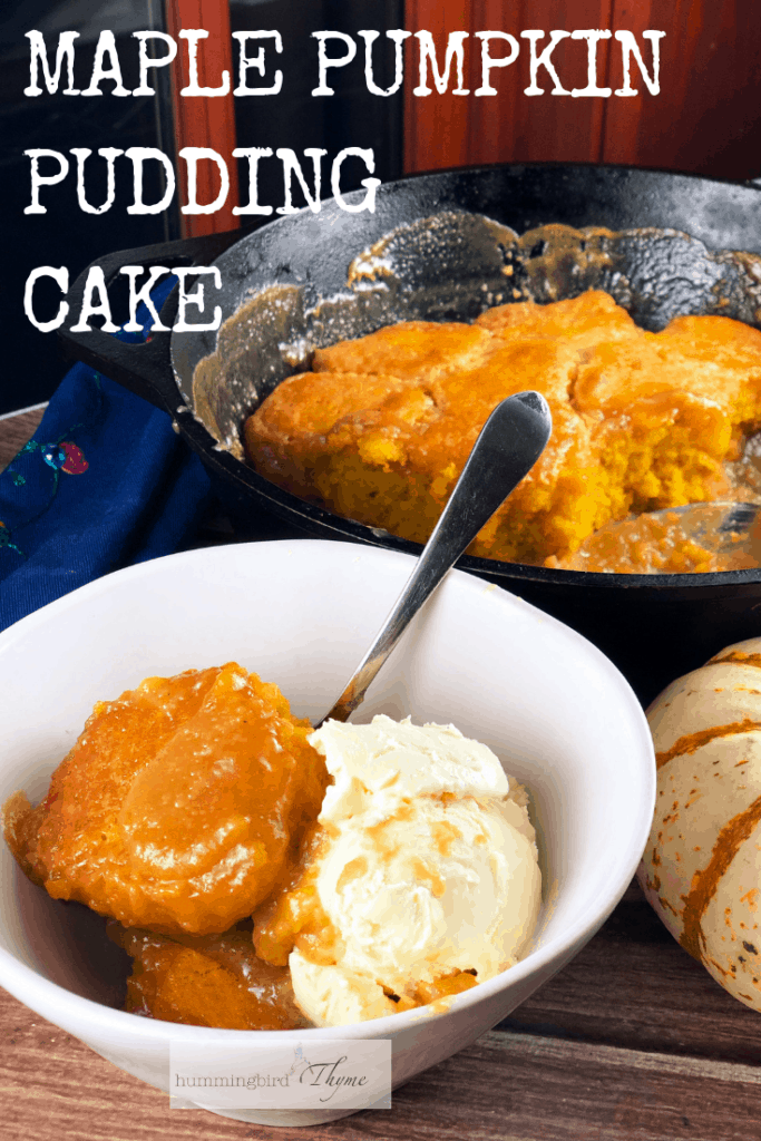 Caramellized Maple Pumpkin Pudding Cake