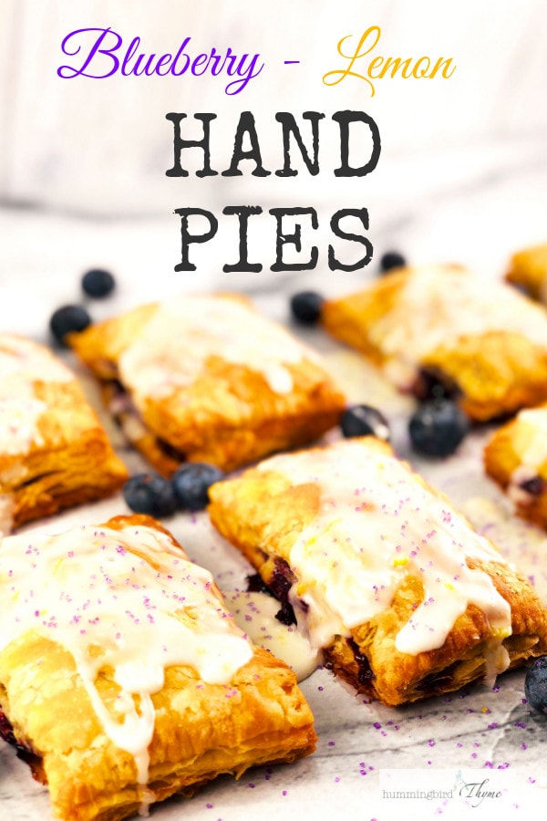 Homemade Blueberry PopTarts with Lemon Glaze