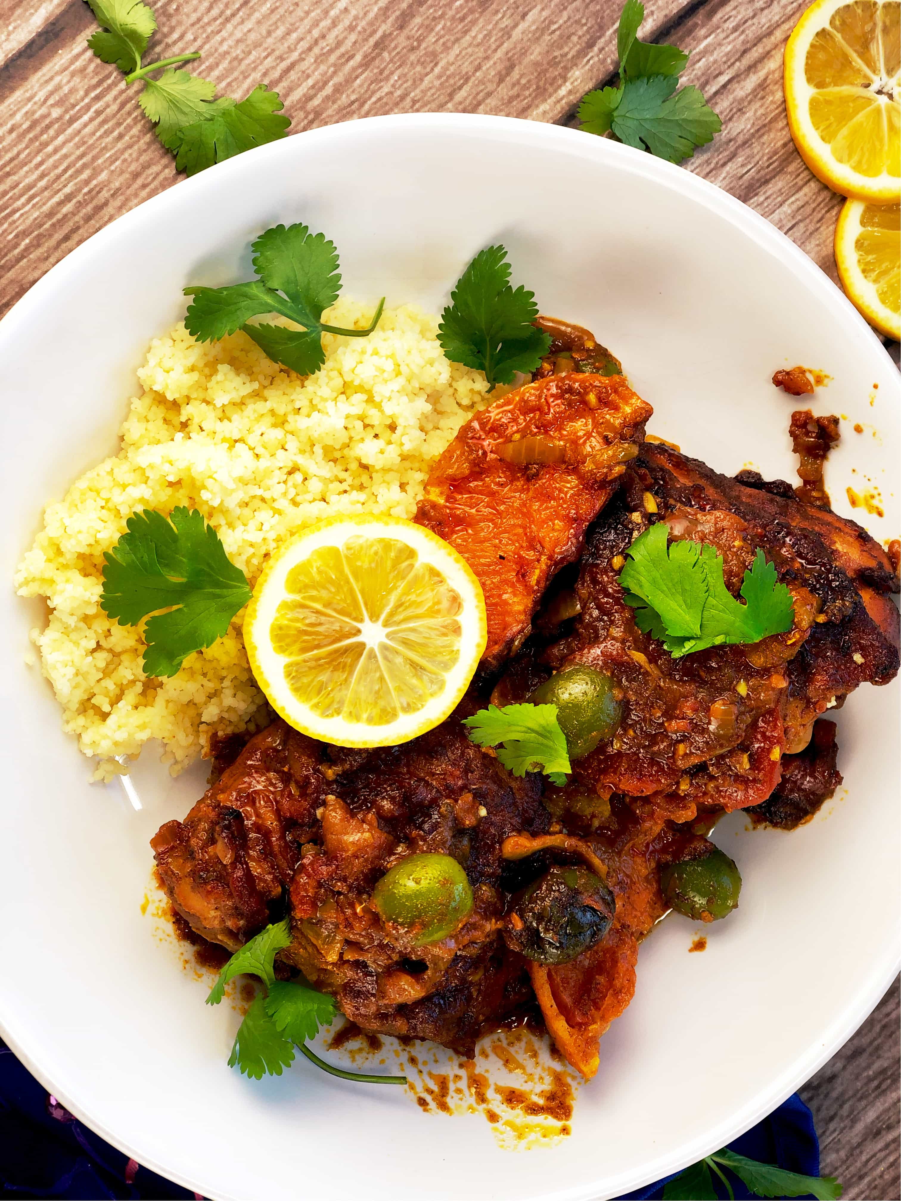 Moroccan Chicken Tagine with Couscous