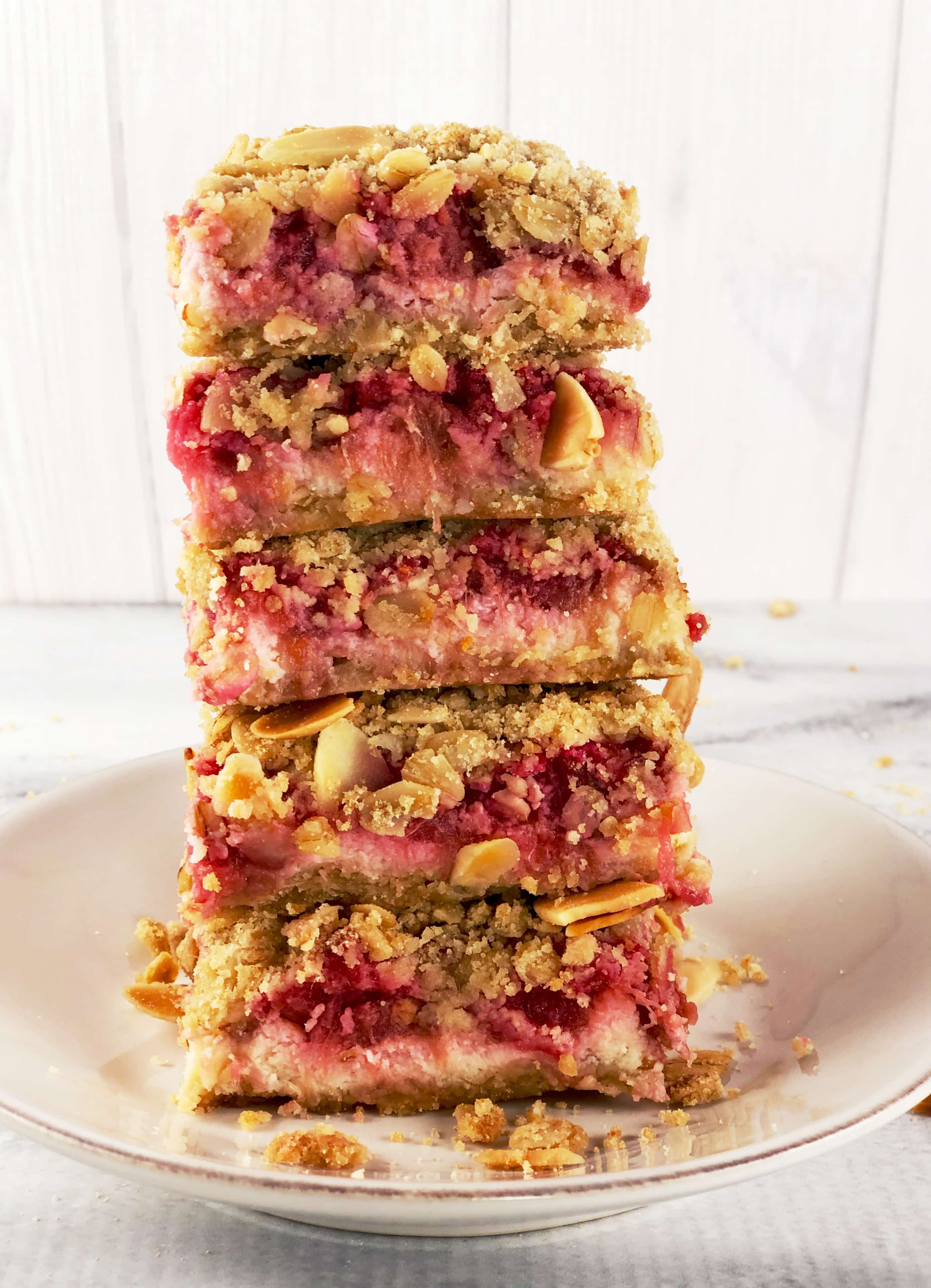 Rhubarb Crumble Bars