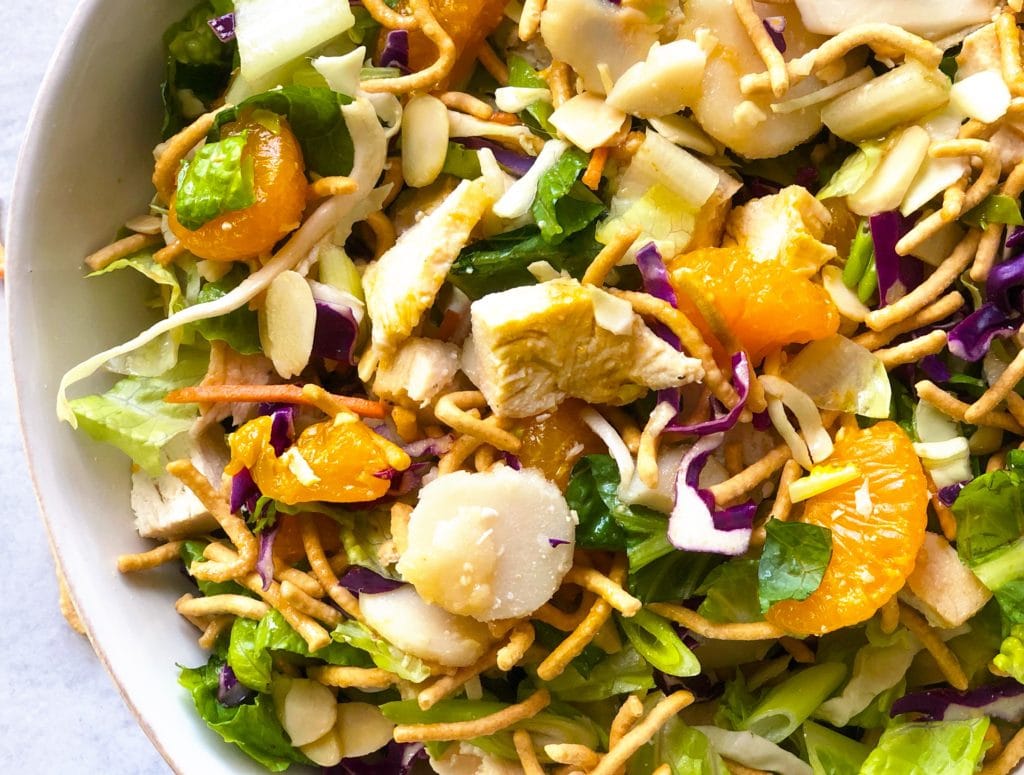 Beautiful and tasty Chinese Chicken Salad