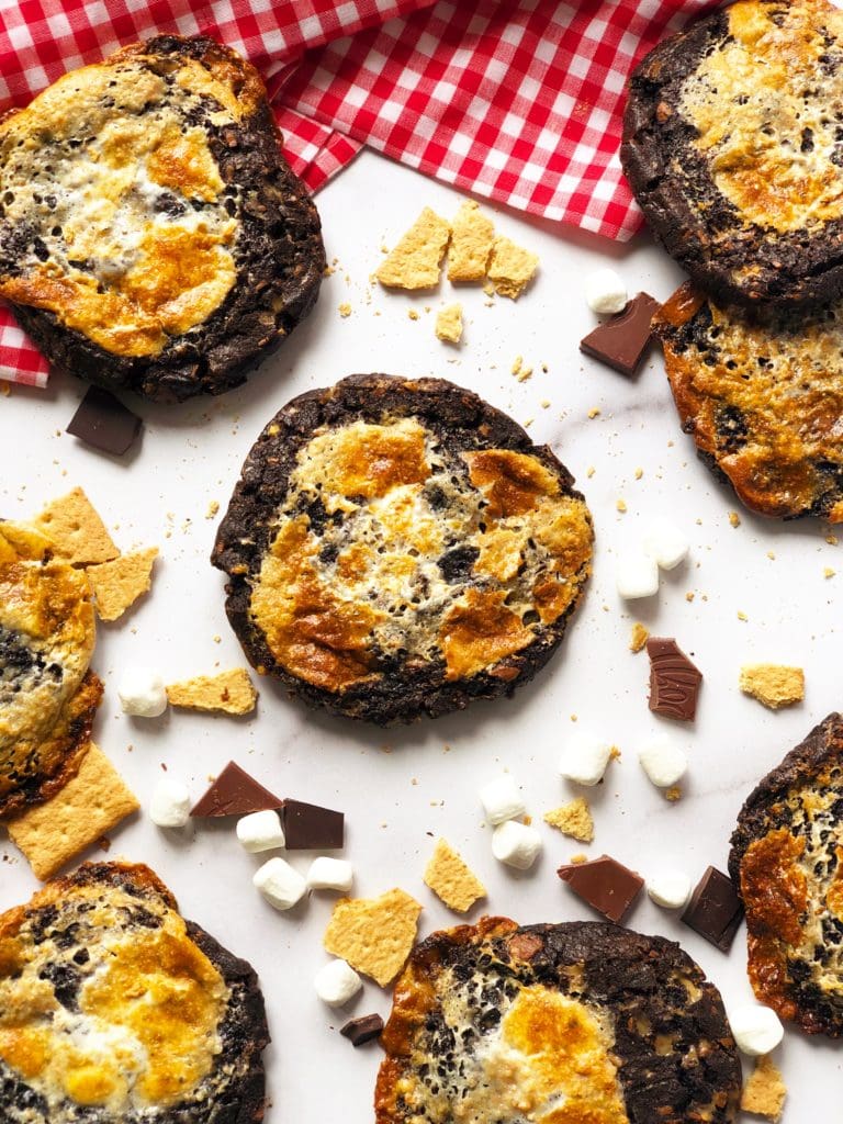 Chocolatey S’mores Cookies