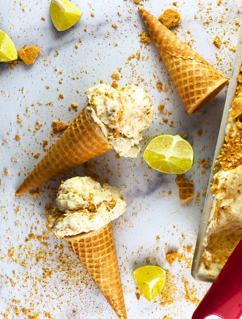 Key Lime Cheesecake Ice Cream