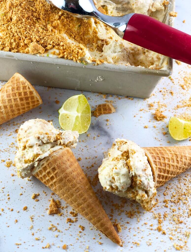 No Churn Key Lime Ice Cream